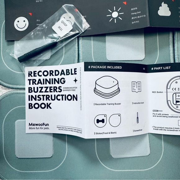 MewooFun Pet Recordable Training Buzzers - Picture 5 of 12